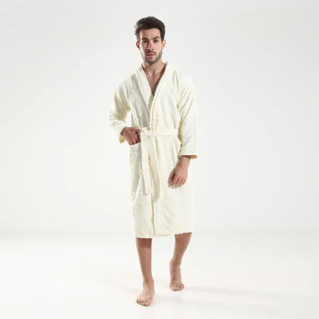 برنص حمام قطن سادة