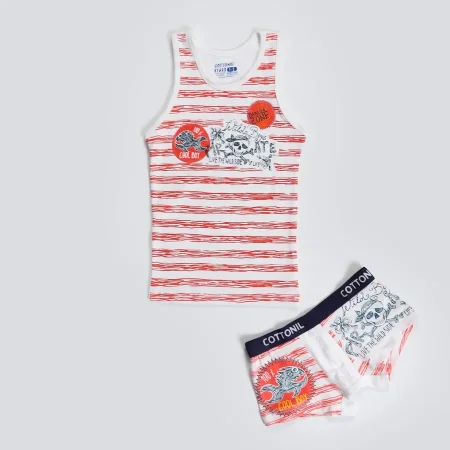 طقم ولادي بوكسر وشباح ملون