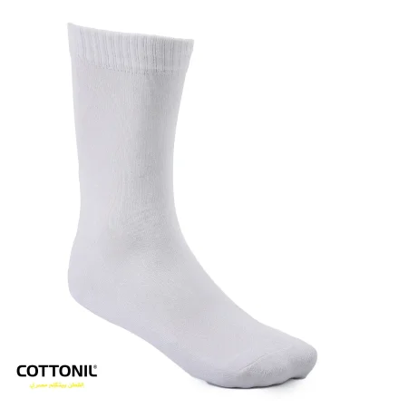 جوارب رجالية سادة لمنتصف الساق -ریاضة رجالى نصف بشكير