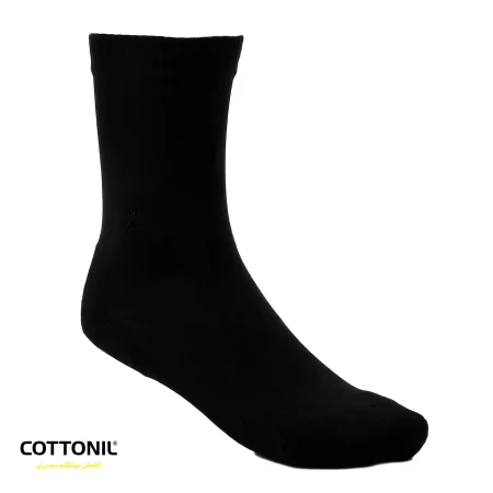 جوارب رجالية سادة لمنتصف الساق -ریاضة رجالى بشكير كامل